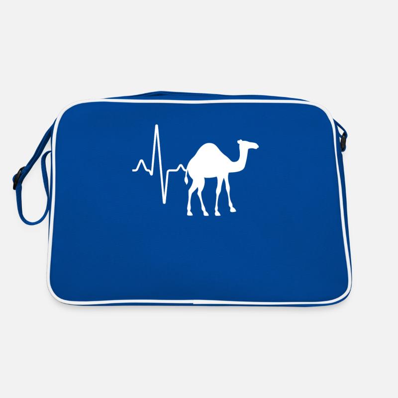 Dromedar Kamel Herzschlag Retro Tasche