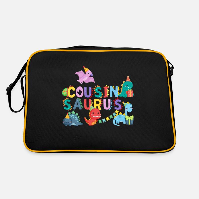 Cousin Saurus | Rawr Dinosaurier Tshirt | Familie Retro Tasche