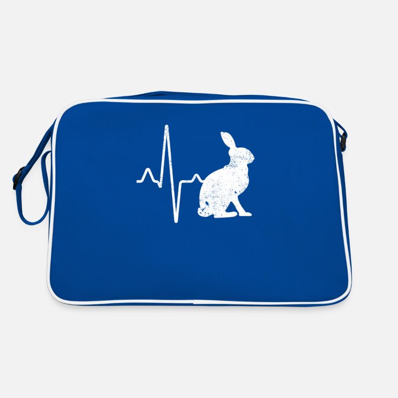 Rabbit Heartbeat Retro Bag