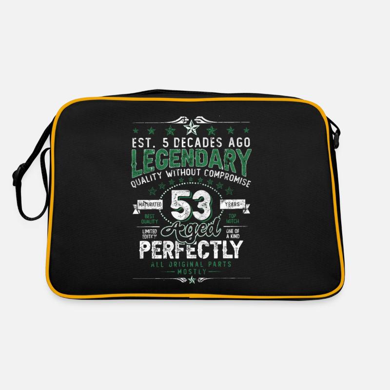 Vintage Legendary - Aged perfectly 53rd birthday Retro Bag