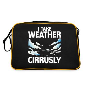 Meteorologist Weather Forecast - Retro Bag - black/gold - Back