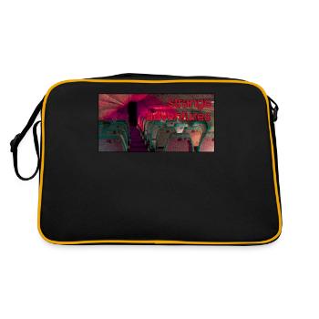 Anemoiacore Aesthetic Border Space Weirdcore - Retro Bag - black/gold - Back