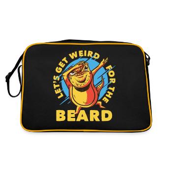 Dabbing Bearded Dragon Dabber - Retro Bag - black/gold - Back