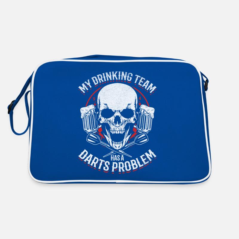 My drinking team has a darts problem darts player Retro Bag