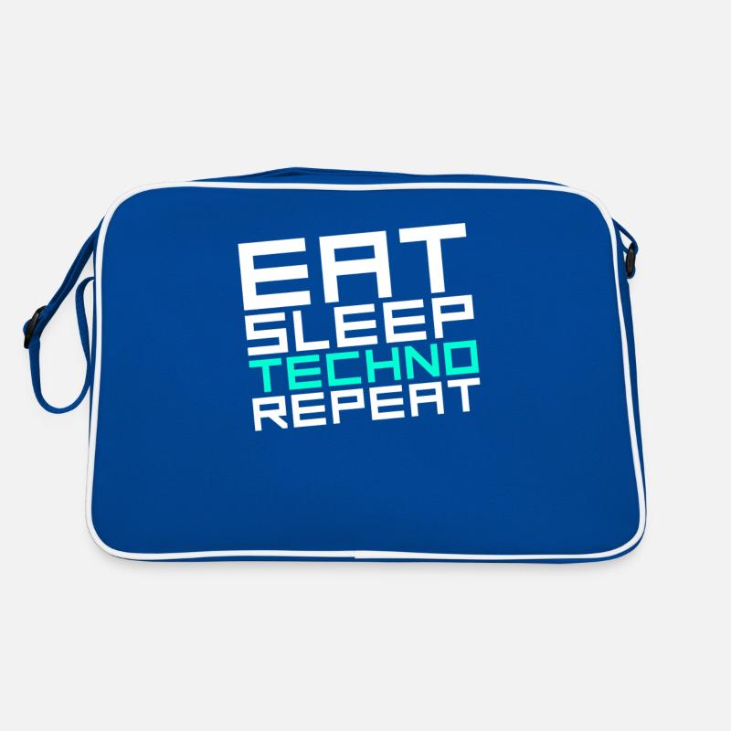 manger du sommeil techno répéter Sac Retro