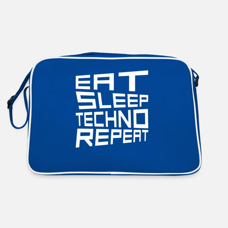 manger du sommeil techno répéter Sac Retro
