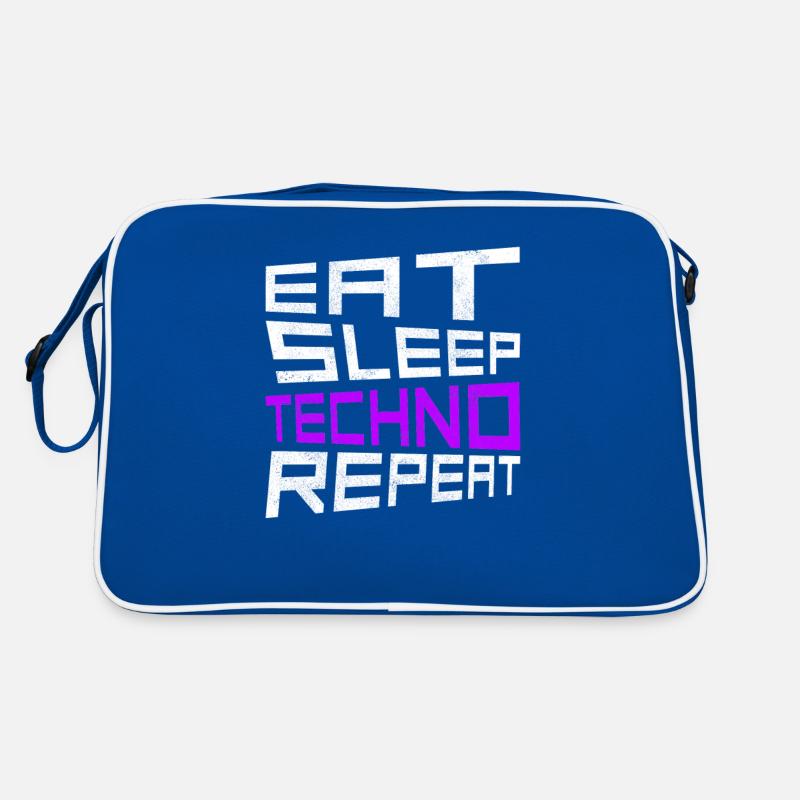 manger du sommeil techno répéter Sac Retro