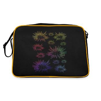 Sea urchins Sea creature Sea urchin lovers Sea urchins - Retro Bag - black/gold - Back