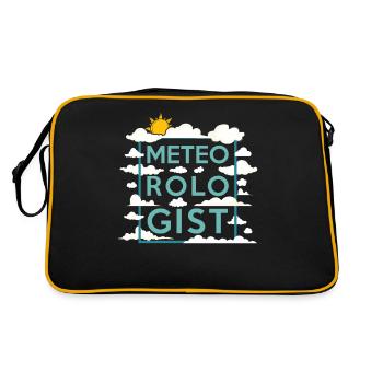 Meteorologist Weather Forecast - Retro Bag - black/gold - Back