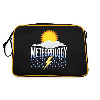 Meteorologist Weather Forecast - Retro Bag - black/gold - Back