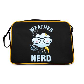 Meteorologist Weather Forecast - Retro Bag - black/gold - Back