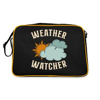 Meteorologist Weather Forecast - Retro Bag - black/gold - Back