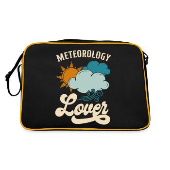 Meteorologist Weather Forecast - Retro Bag - black/gold - Back