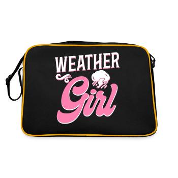 Meteorologist Weather Forecast - Retro Bag - black/gold - Back