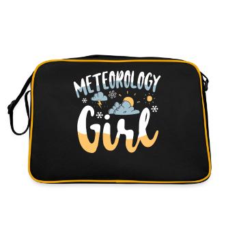 Meteorologist Weather Forecast - Retro Bag - black/gold - Back