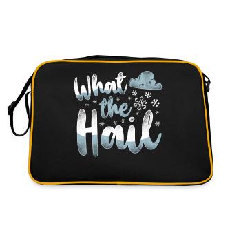 Meteorologist Weather Forecast - Retro Bag - black/gold - Back