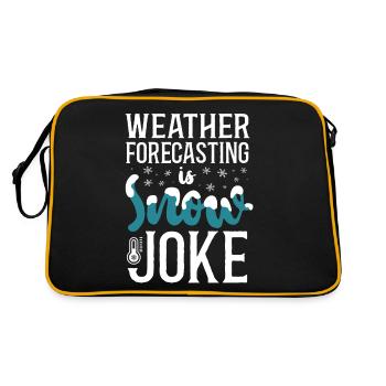 Meteorologist Weather Forecast - Retro Bag - black/gold - Back
