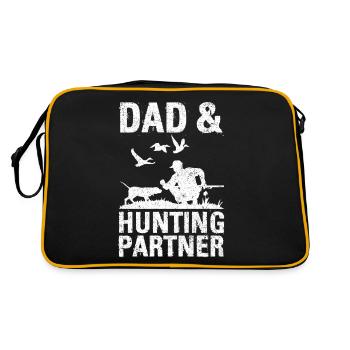 Chasse amusante à la sauvagine chasse au canard - Sac Retro - noir/or - Dos