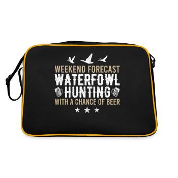 Chasse amusante à la sauvagine - Sac Retro - noir/or - Dos