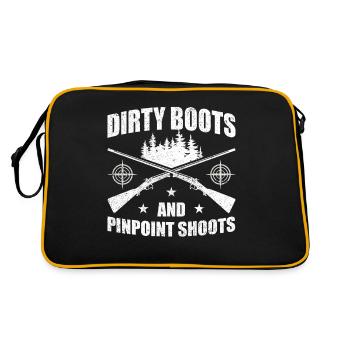 Drôle de chasse pour les chasseurs - Sac Retro - noir/or - Dos