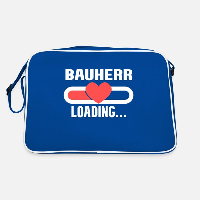 Bauherr loading - Bauherr werden Retro Tasche
