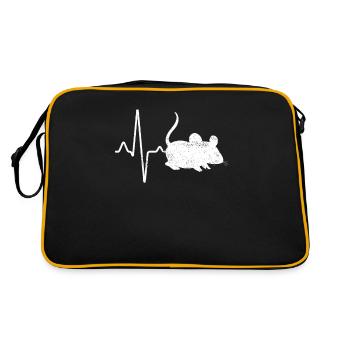 Battement de cœur de la souris - Sac Retro - noir/or - Dos