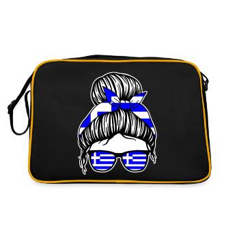 Greek Greek Greece - Retro Bag - black/gold - Back