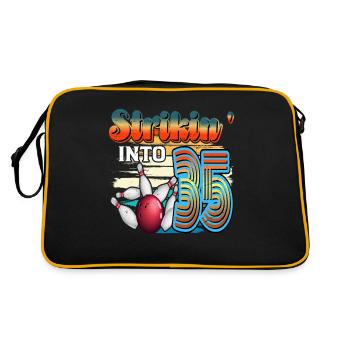 Strikin' Into 35 Bowling Bowler 35e anniversaire - Sac Retro - noir/or - Dos
