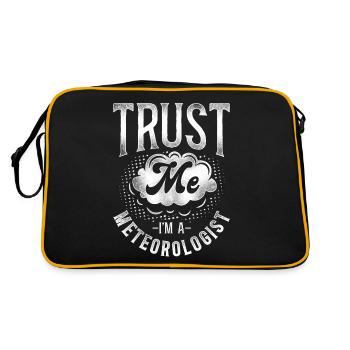 Meteorologist Weather Forecast - Retro Bag - black/gold - Back