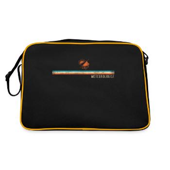 Meteorologist Weather Forecast - Retro Bag - black/gold - Back