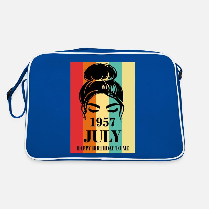 Juillet 1957 Joyeux anniversaire à moi Sac Retro