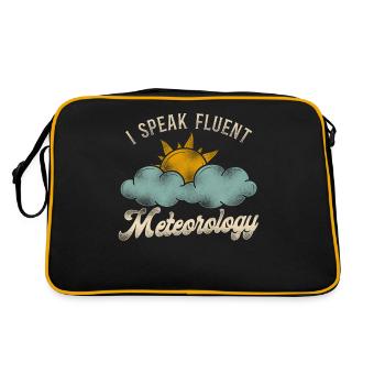 Meteorologist Weather Forecast - Retro Bag - black/gold - Back
