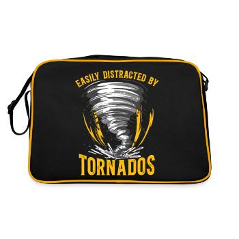 Météorologie des ouragans Storm Chaser - Sac Retro - noir/or - Dos