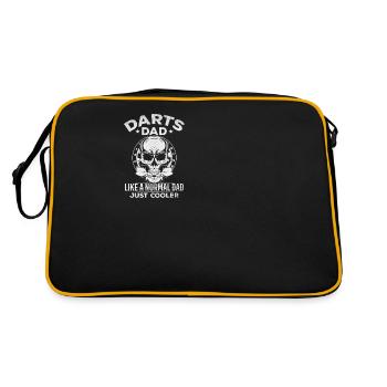 Dart Papa comme un papa normal juste plus cool - - Sac Retro - noir/or - Dos