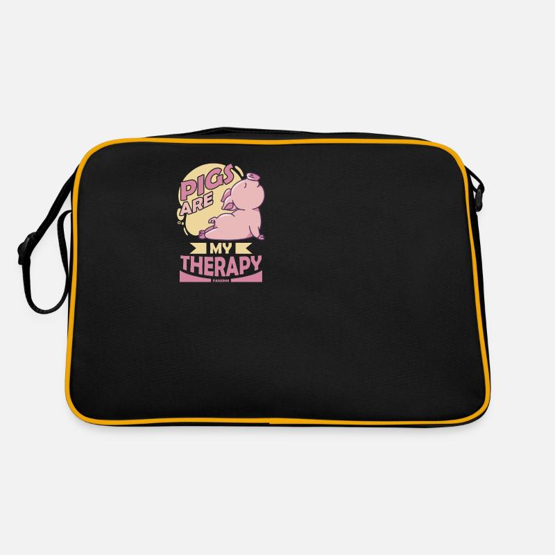 Schwein Retro Tasche