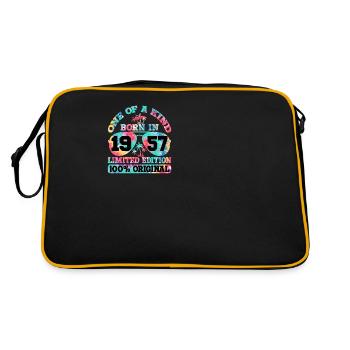 Unique Born 1957 Limited Edition - Retro Bag - black/gold - Back