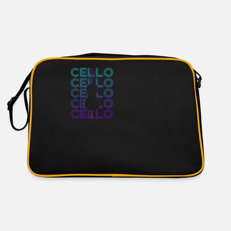 Cello Cellist Retro Geschenk Retro Tasche