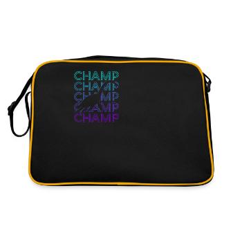 Champ Champy Lake Monster Retro Gift - Retro Bag - black/gold - Back