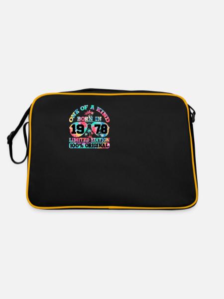 Unique Born 1978 Édition Limitée - Sac Retro - noir/or - Dos