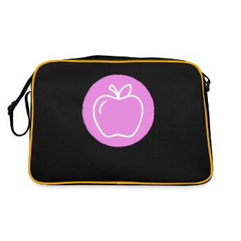 Apple - Retro Bag - black/gold - Back