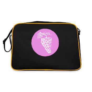 Raisin - Sac Retro - noir/or - Dos