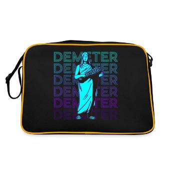 Déméter Déesse grecque Mythe grec antique - Sac Retro - noir/or - Dos