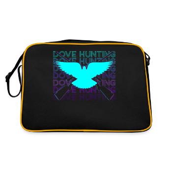 Pigeon Chasse Pigeon Hunter Retro Cadeau - Sac Retro - noir/or - Dos