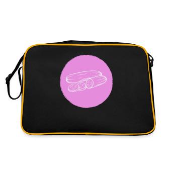 Cucumber - Retro Bag - black/gold - Back