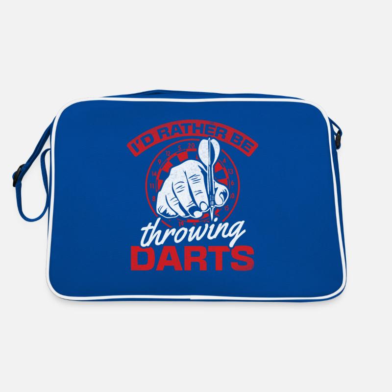 Je préfère lancer des fléchettes Joueur jeu de fléchettes Sac Retro