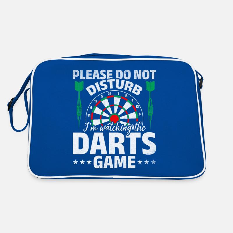 Please do not disturb I watch the darts game Retro Bag