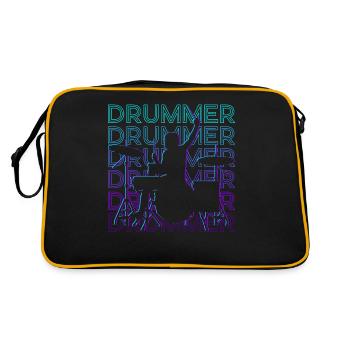 Batteur Retro Gift - Sac Retro - noir/or - Dos
