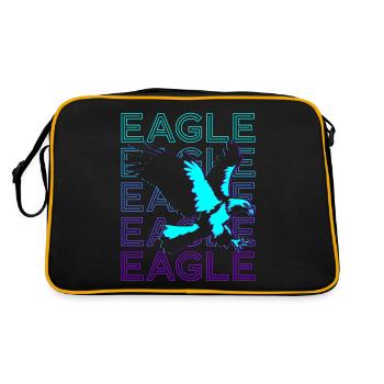 Eagle Retro Gift - Retro Bag - black/gold - Back
