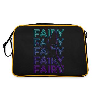 Fairy Retro Gift - Retro Bag - black/gold - Back