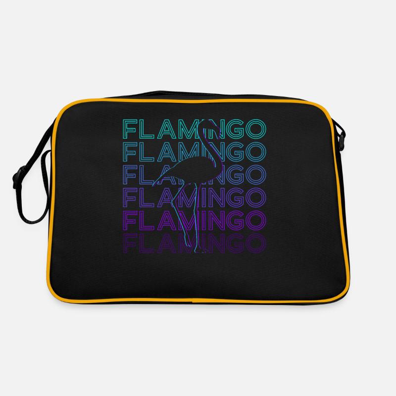 Flamingo Retro Geschenk Retro Tasche